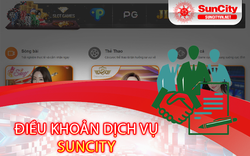 ĐIỀU KHOẢN DỊCH VỤ SUNCITY